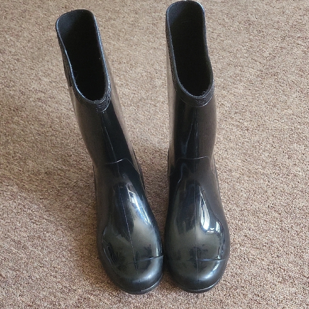 UGG Black Rain & Snow Boots Mid-Calf Waterproof